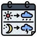 Forecast Calender Weather Icon