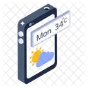 Mobile Weather App Forecast App Weather App Icon