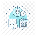 Forecast Planning Data Icon