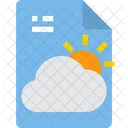 Weather Forecast File Weater File Icon