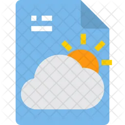 Forecast File  Icon