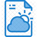 Weather Forecast File Weater File Icon