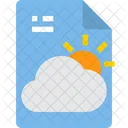 Weather Forecast File Weater File Icon