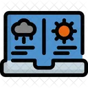 Laptop Weather Forecast Icon
