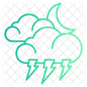 Cloud Weather Night Icon