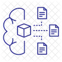 予測、機械学習、データ分析 アイコン