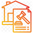 Foreclosure Home Law Icon