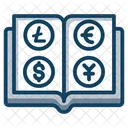 Foreign Currencies Currency Book Finance Book Icon