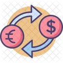 Foreign Currency Money Exchange Dollar Exchange Icon
