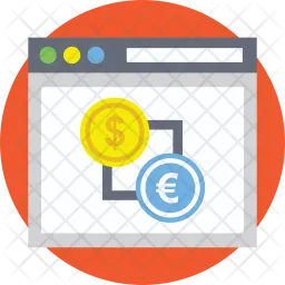 Foreign Currency Exchange  Icon