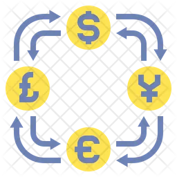 Foreign Currency Exchange  Icon