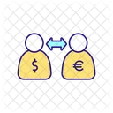 Foreign currency exchange  Icon