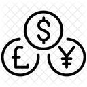 Feign Currency Crowd Funding Funds Icon