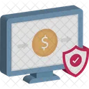 Antivirus Bank Check Foreign Exchange Icon