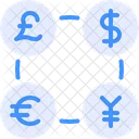 Foreign Exchange Currency Exchange Euro Icon