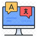 Foreign Language Learning  Icon