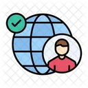 Business People Planet Icon