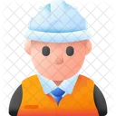 Foreman Worker Work Icon
