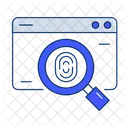 Forensics Icon Digital Investigation Evidence Collection Icon