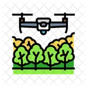 Forest Management Drone Icon