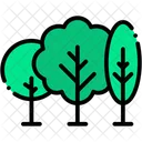 Forest Trees Nature Icon