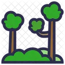 Forest Nature Botanical Icon