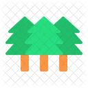 Forest Trees Nature Icon