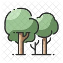 숲 나무 나무 아이콘