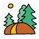 Forest Path Nature Icon