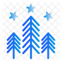 Winter Forest Nature Icon