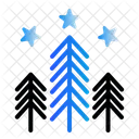 Winter Forest Nature Icon