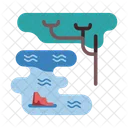 Water Sea Tree Icon