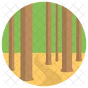 Forestland Forest Trees Landscape Icon