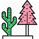 Cactus Fir Tree Desert Plant Icon