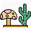 Cactus Fir Tree Desert Plant Icon