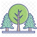 Forest Greenery Landscape Icon