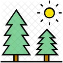 Summer Pine Nature Icon