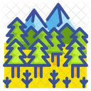 Forest Tree Landscape Icon