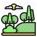 Forest Landscape Wood Icon