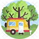 Nature Forest Camping Icon