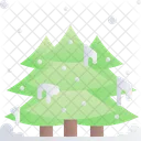 Forest Pine Tree Snow Icon