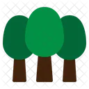 Forest Forestry Forrest Trees Nature Branch Leaves Icon
