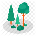 Forest Trees Wood Icon