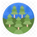 Forest Landscape Plant Icon
