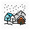 Forest Winter Snow Icon