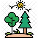 Forest Wood Trees Icon
