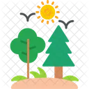 Forest Wood Trees Icon
