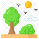 Forest Trees Garden Icon