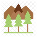 Forest Jungle Mountain Icon