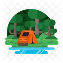 Forest Camping  Icon